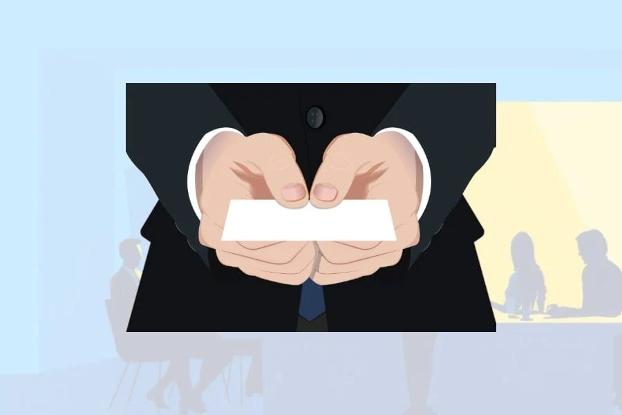 Korean Business Cards Exchange