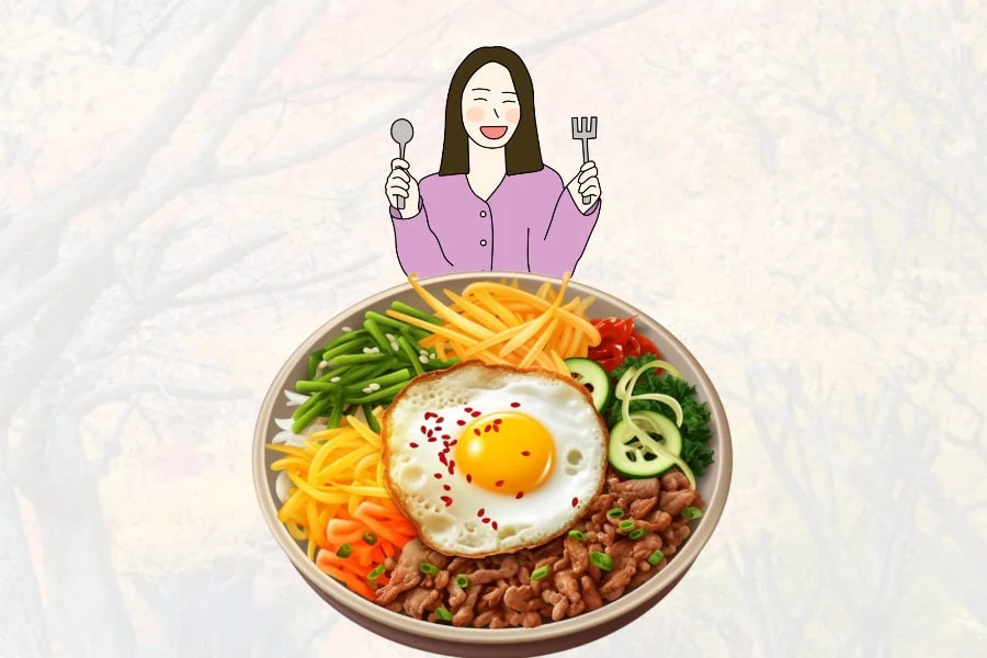 Ordering Bibimbap in Korean