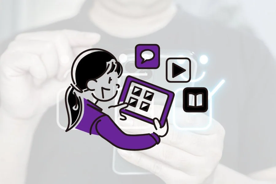 Interactive Korean Vocabulary App Interface