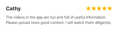 JAEM Korean review, Cathy, The videos in the app are fun and full of useful information