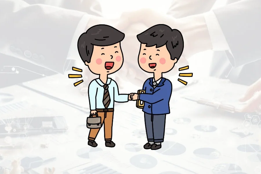 Korean Business Meeting in Progress