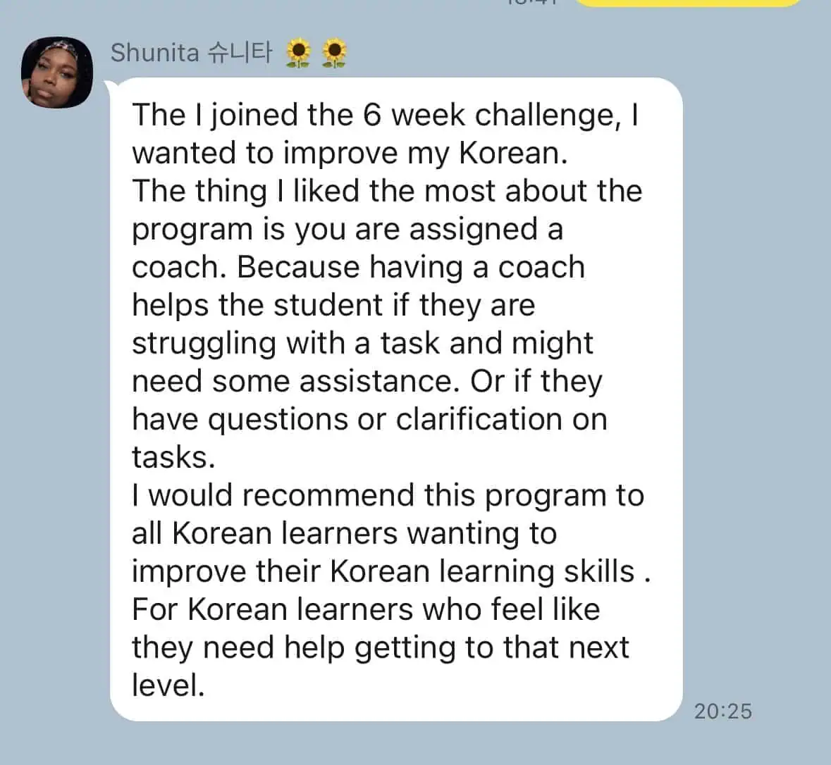 Journey to Korean Fluency 2 1 6 week 슈니타