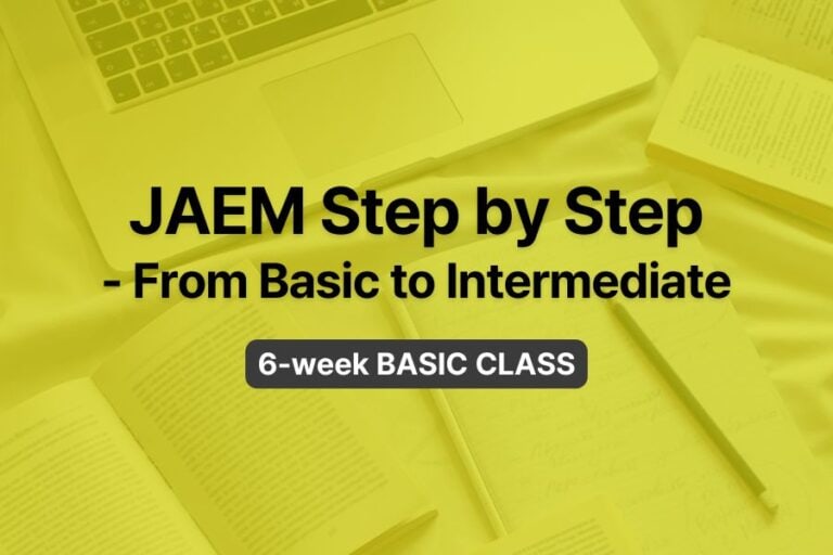 JAEM Step by Step - From Basic to Intermediate - thumbnail image