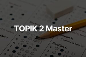 TOPIK 2 Master Class