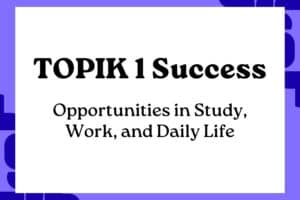 TOPIK 1 Success blog