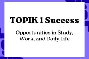 TOPIK 1 Success blog