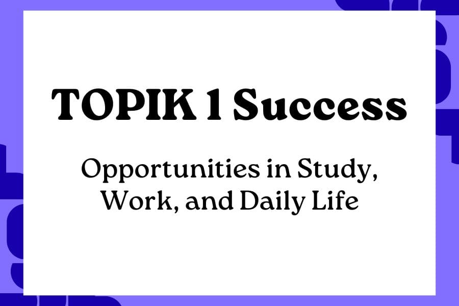 TOPIK 1 Success blog 