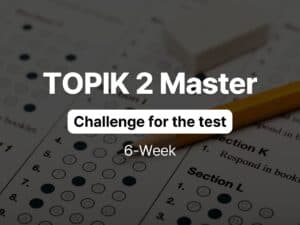 TOPIK 2 Master - challenge for the test - JAEM Korean challenge